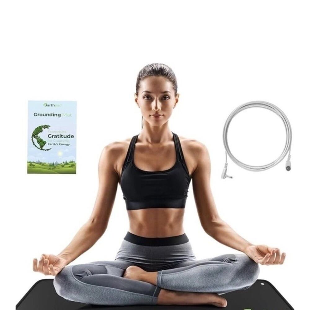Grounding Mat | 23.5"x 16"Earthing Pad for Relieving Stress Anxiety Inflammation